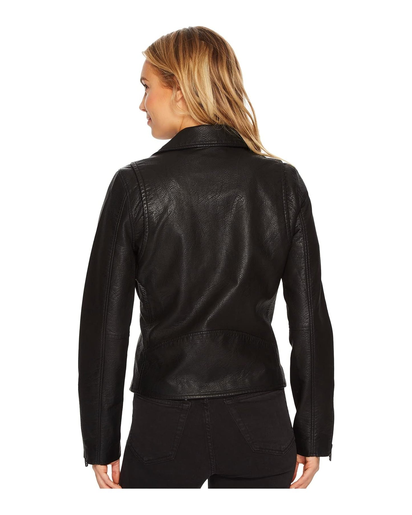 Aubrey Faux Leather Moto Jacket