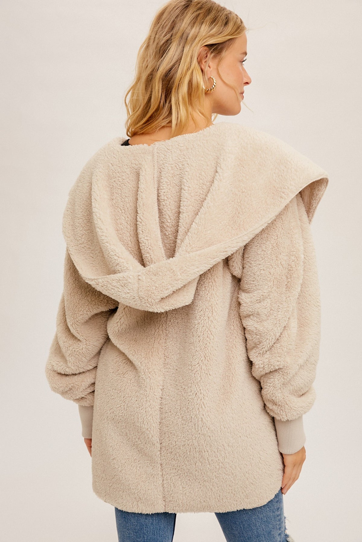 Autumn Plush Hooded Jacket