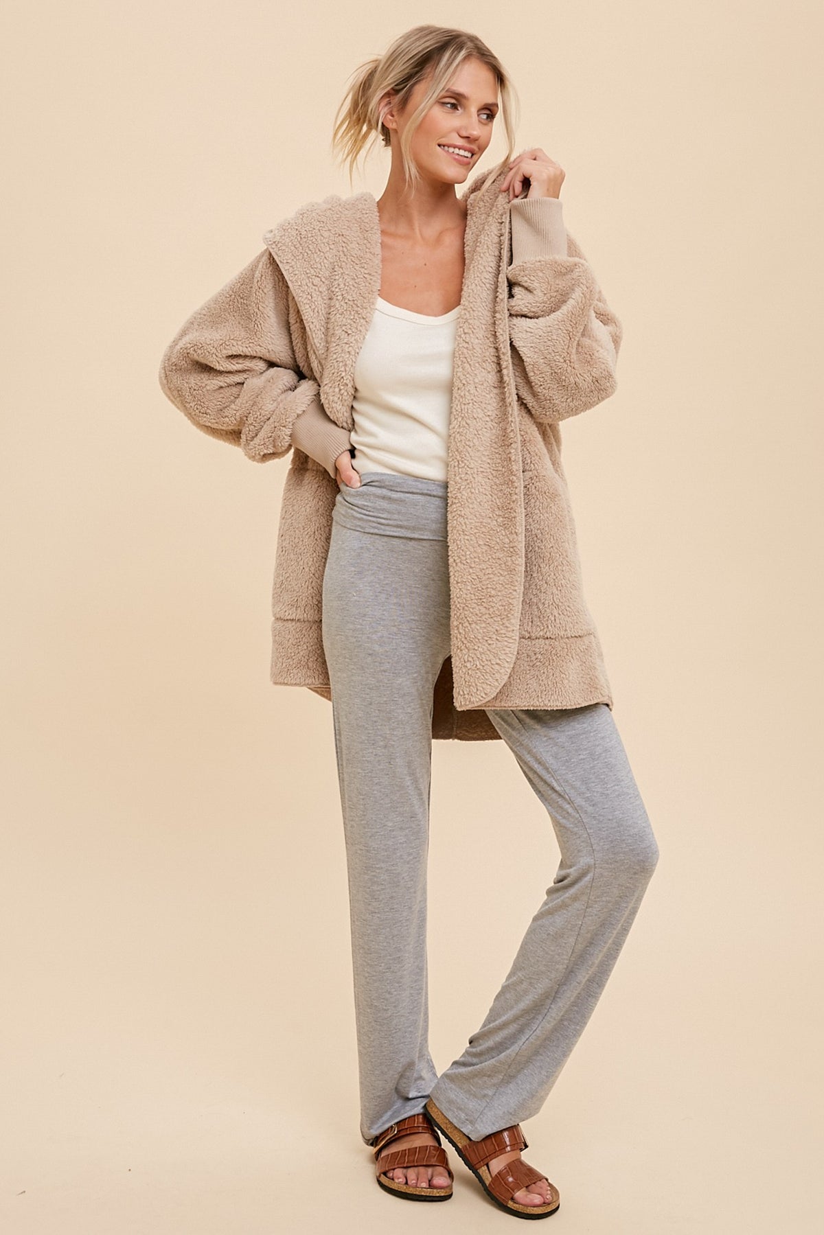 Autumn Plush Hooded Jacket