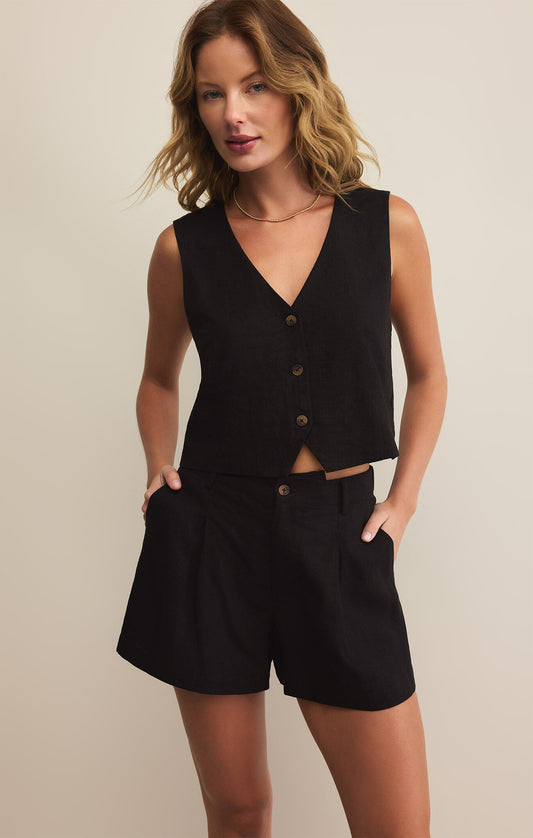 Jenna Linen Vest
