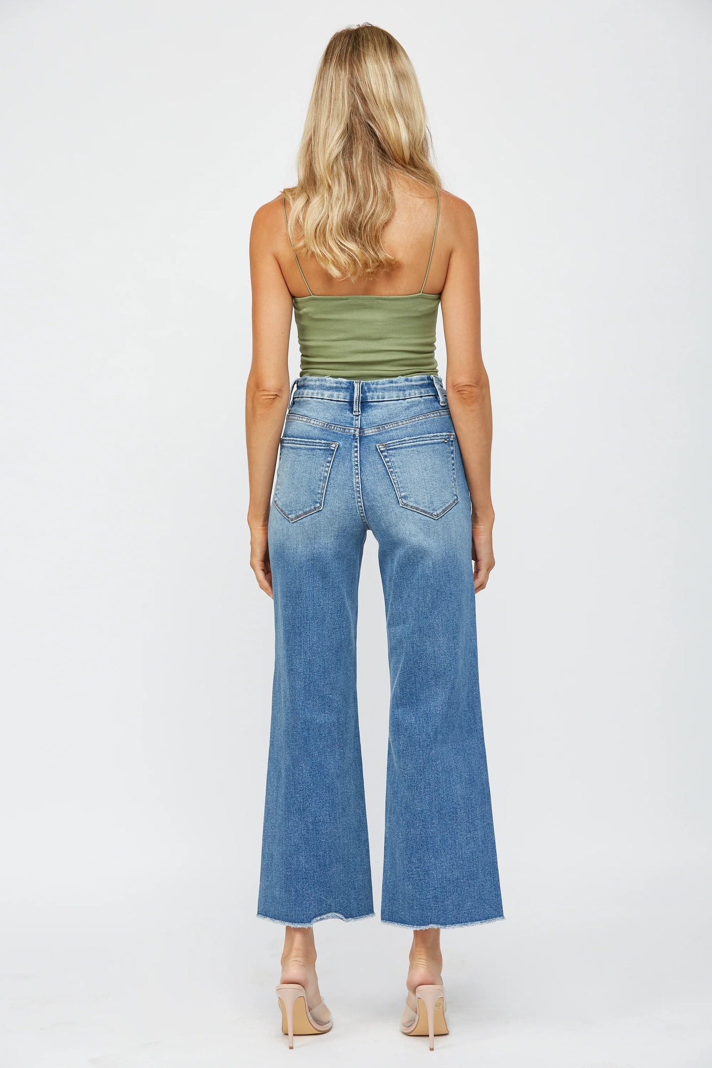 Lia Super High Rise Wide Leg Denim