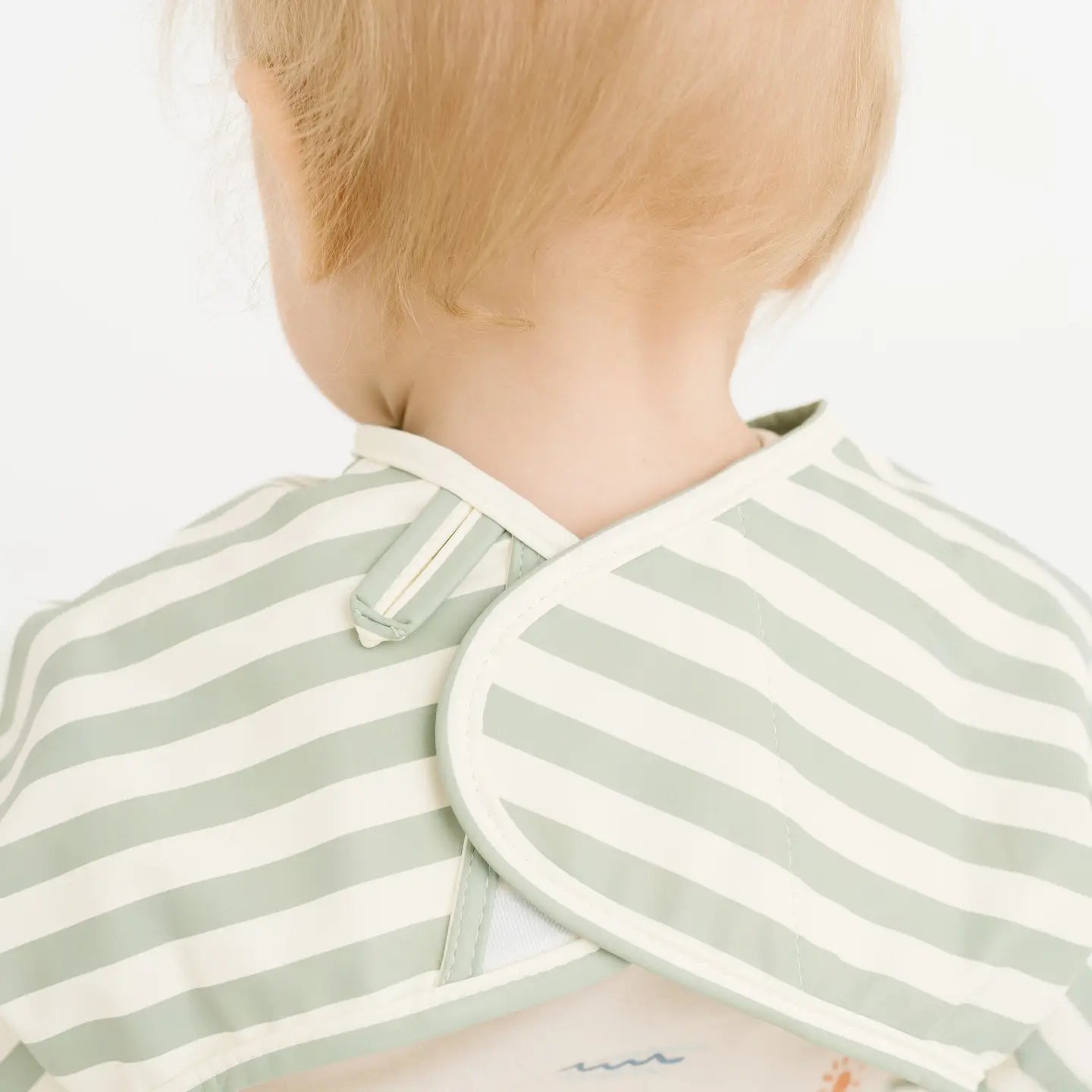 Mint Stripe Bib