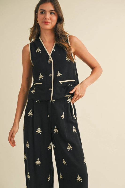 Brooke Embroidered Vest