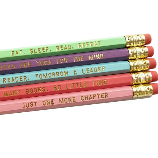 Book Lover Pencil Set