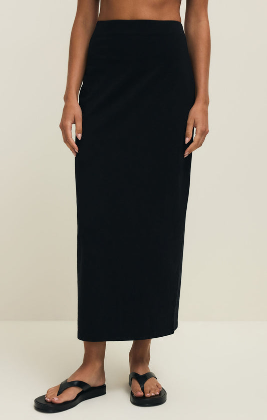 Gail Jersey Cotton Midi Skirt