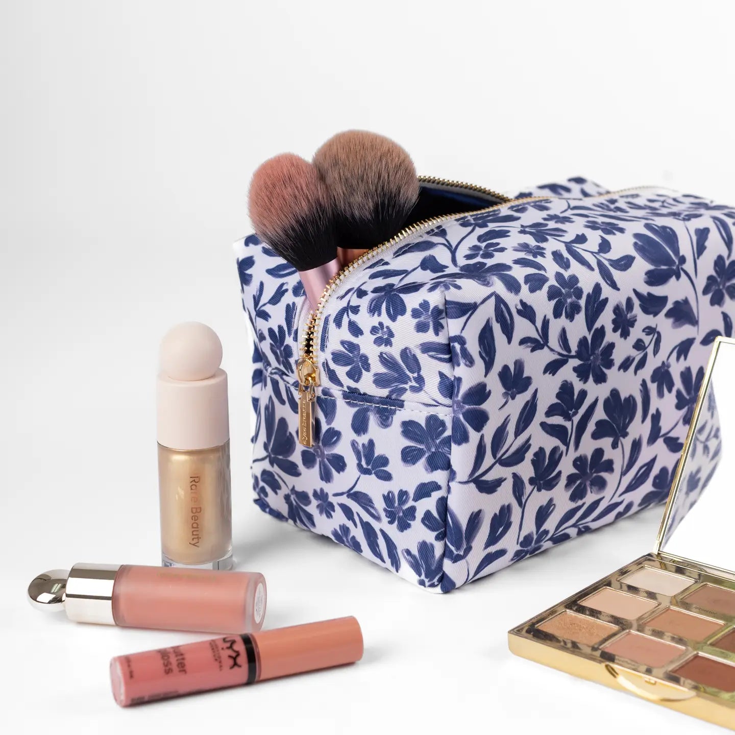 Floral Cosmetic Bag