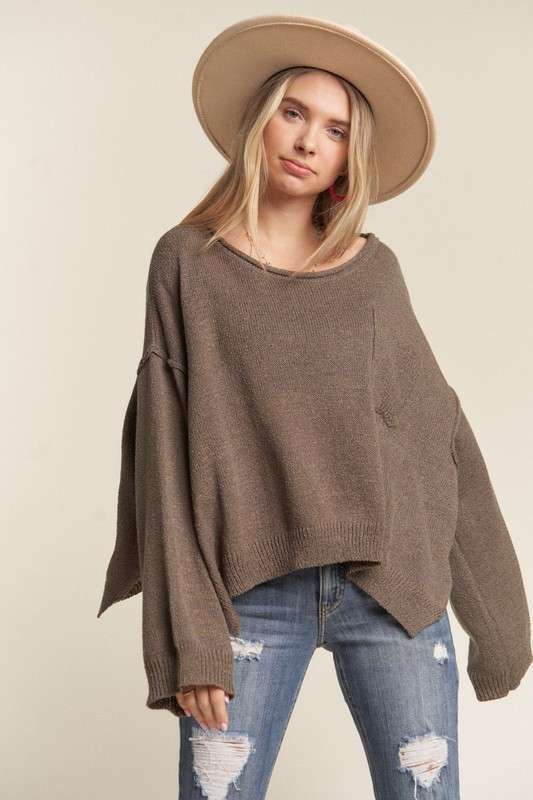 Maeve Sweater Top- Plus