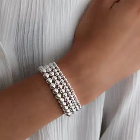 Stainless Steel Stretch Stackable Bracelets