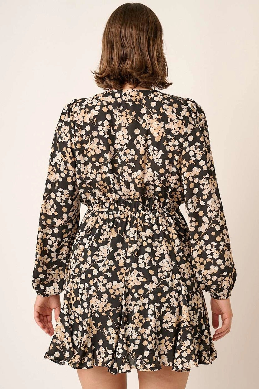 Alma Floral Swing Mini Dress- Plus