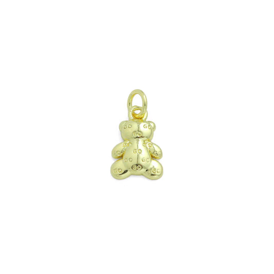 18k Gold Teddy Bear Charm