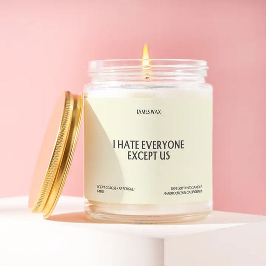 I Hate Everyone Candle