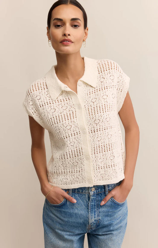 Rosemary Cotton Sweater Top