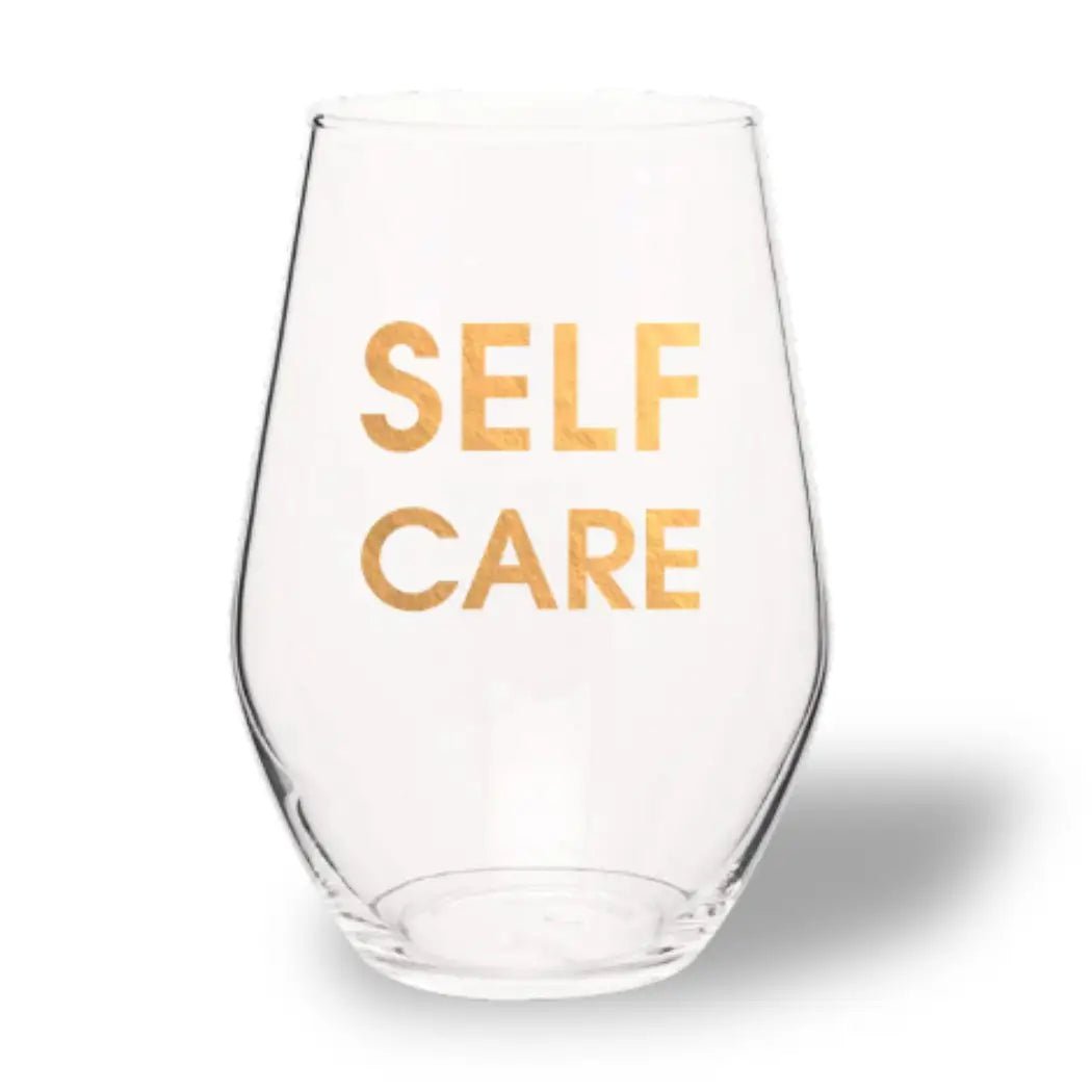 Self Care Wine Glass
