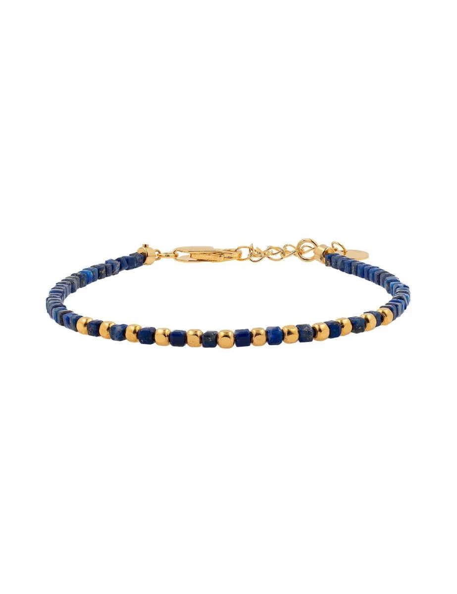 Faceted Beaded Stone Bracelet