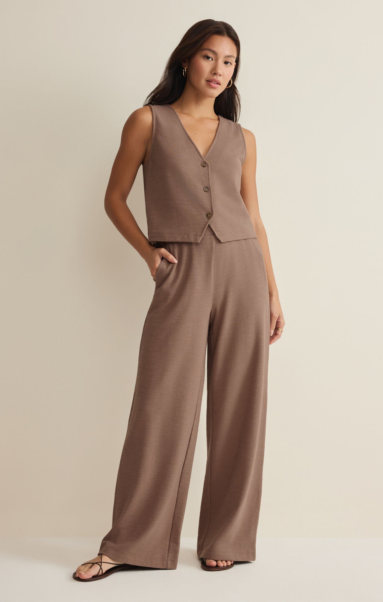 Noelle Textured Vest Tank