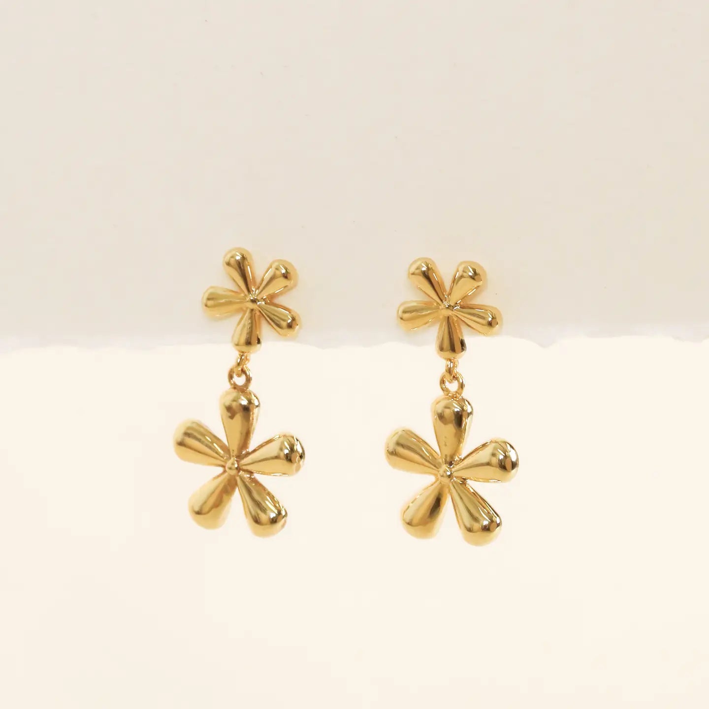 Double Daisy Earrings