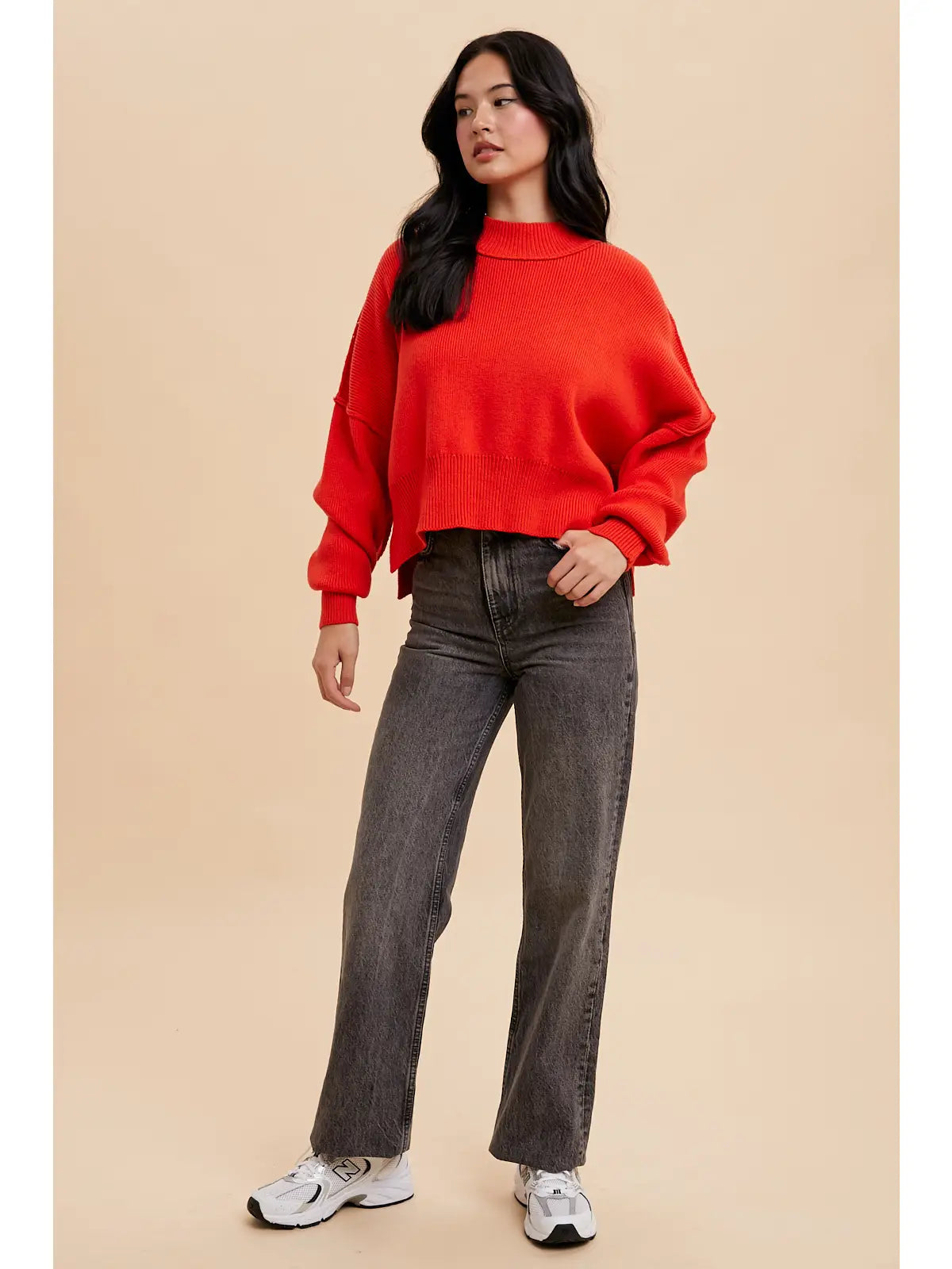 Alana Mockneck Pullover Sweater