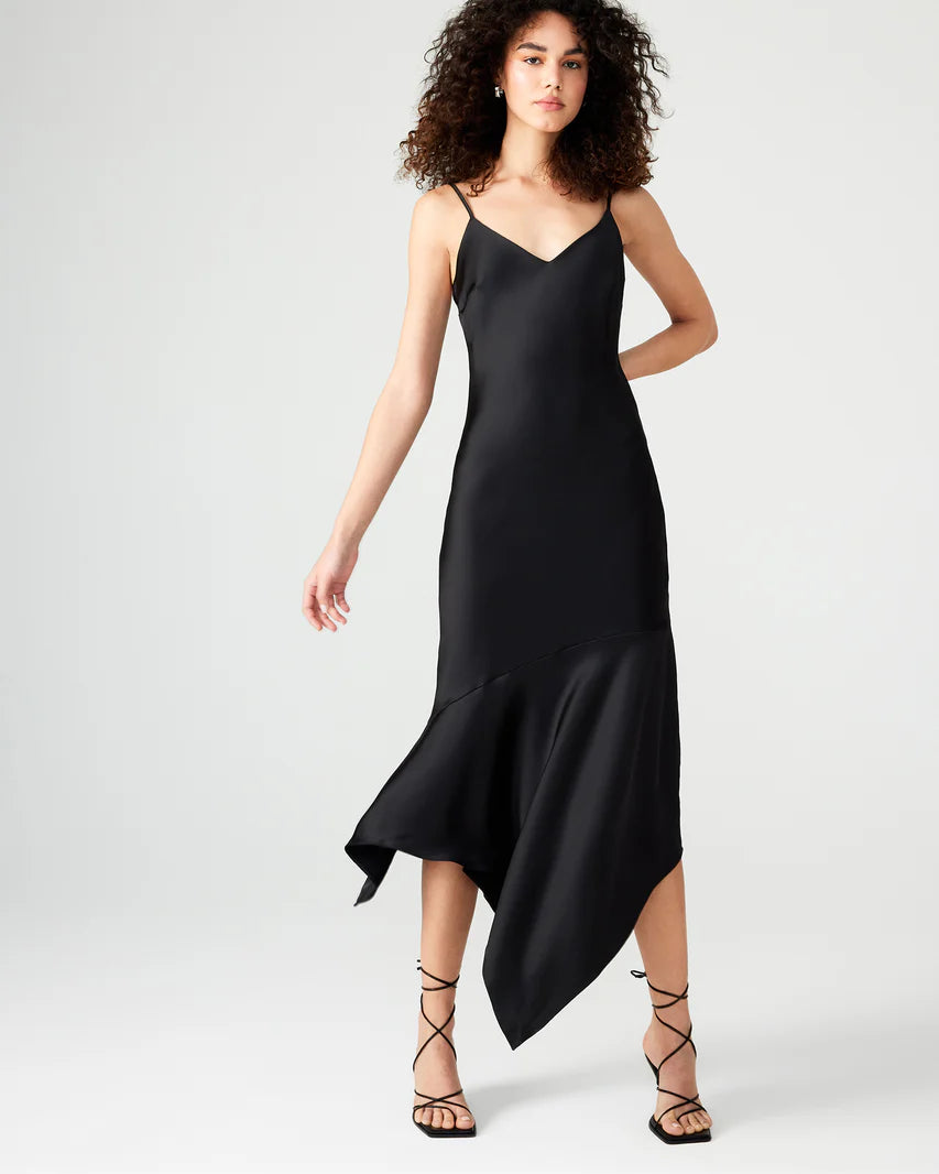 Ivy Satin Midi Dress