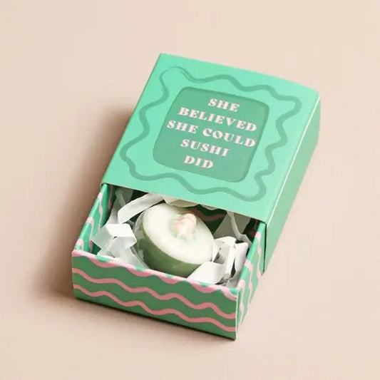 Tiny Matchbox Ceramic Sushi Token