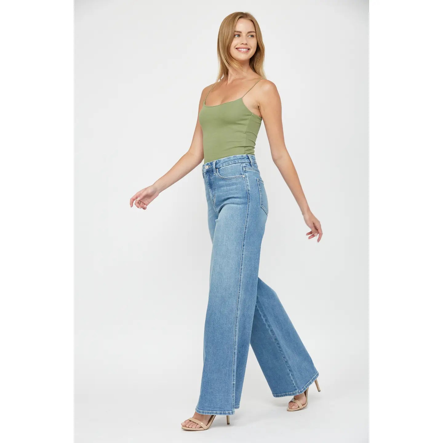 Noelle High Rise Wide Leg Denim