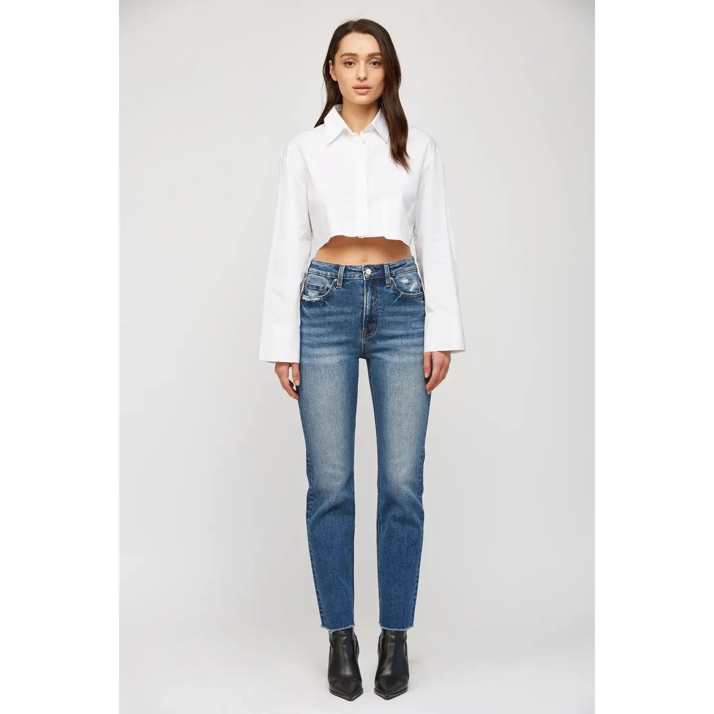 Mariana Super High Rise Straight Denim