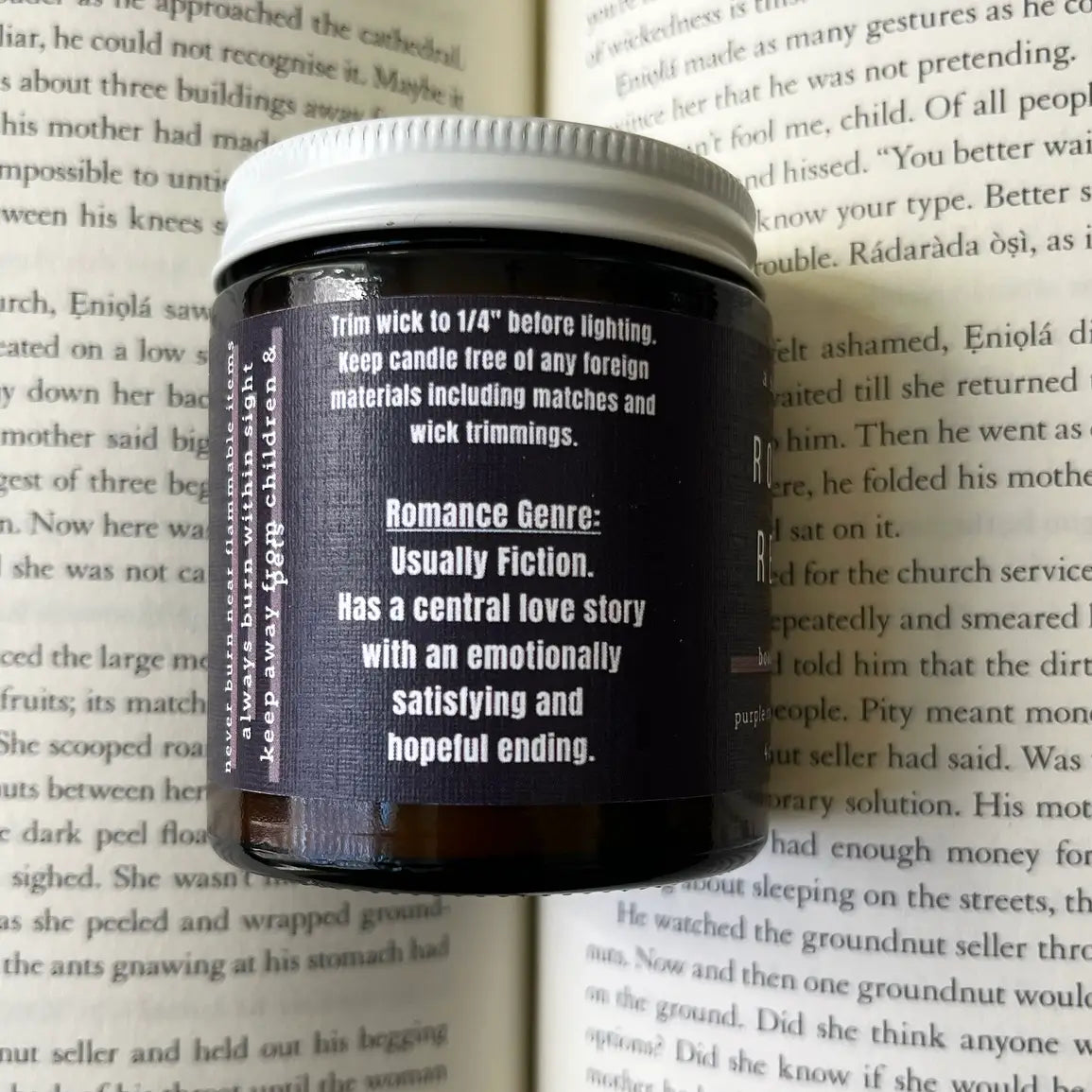 Romance Reader Candle