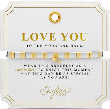 Love You To the Moon and Back Bracelet