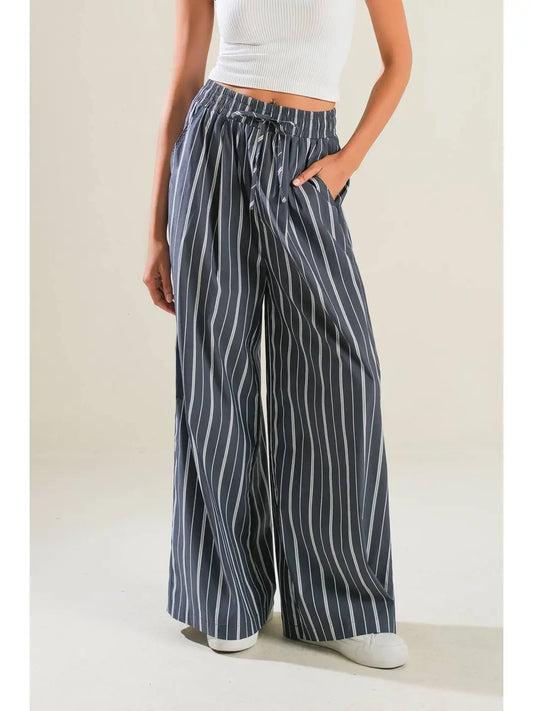 Harley Striped Woven Pant