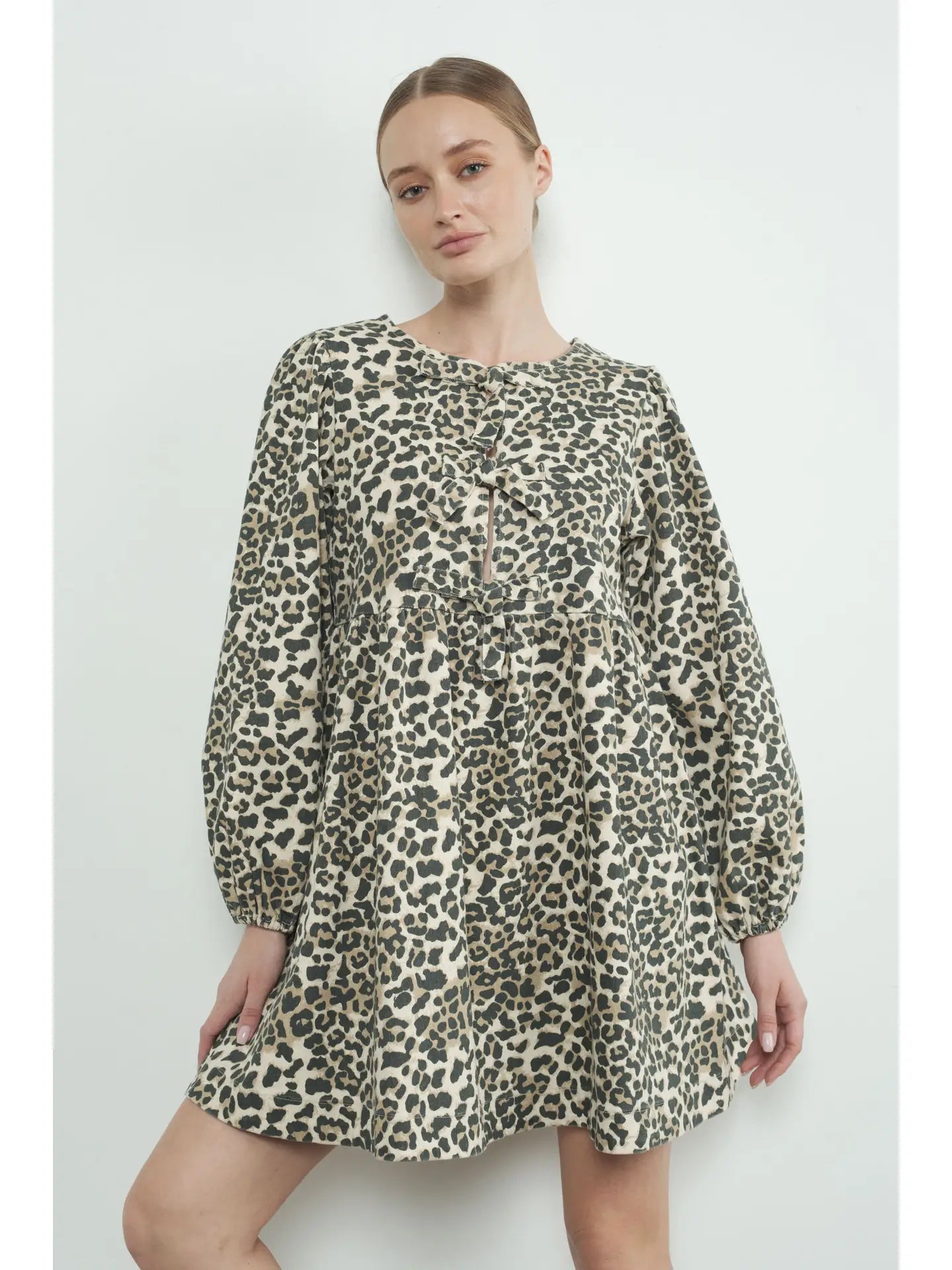 Mia Leopard Print Dress