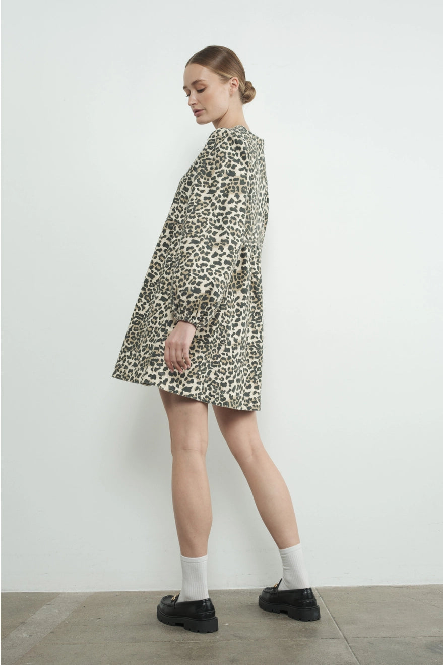 Mia Leopard Print Dress