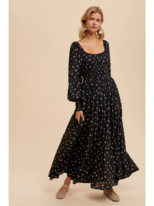 Isabella Floral Maxi Dress