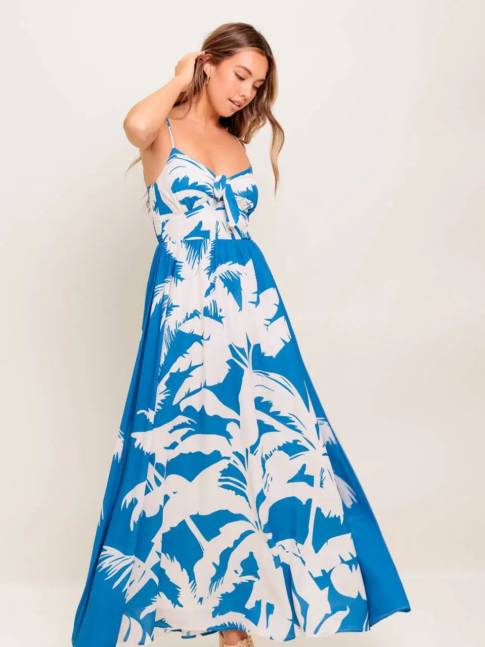Rylee Printed Woven Maxi Dress