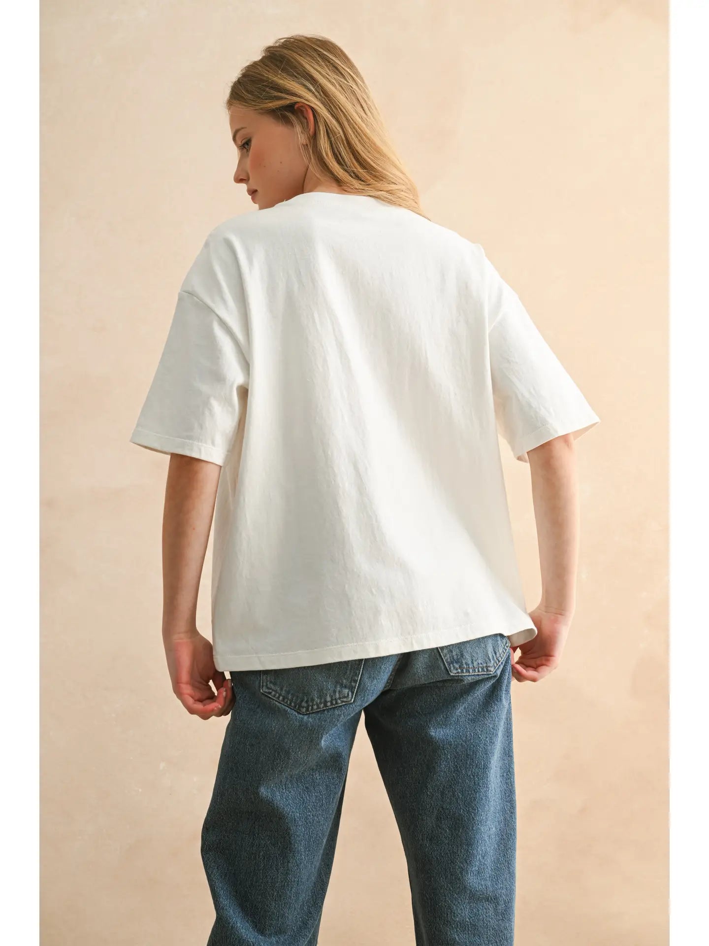 Here For the Cocktails Embroidered Tee