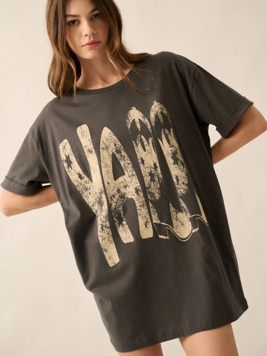 Cassidy Vintage Wash Ya'll Graphic Shirt