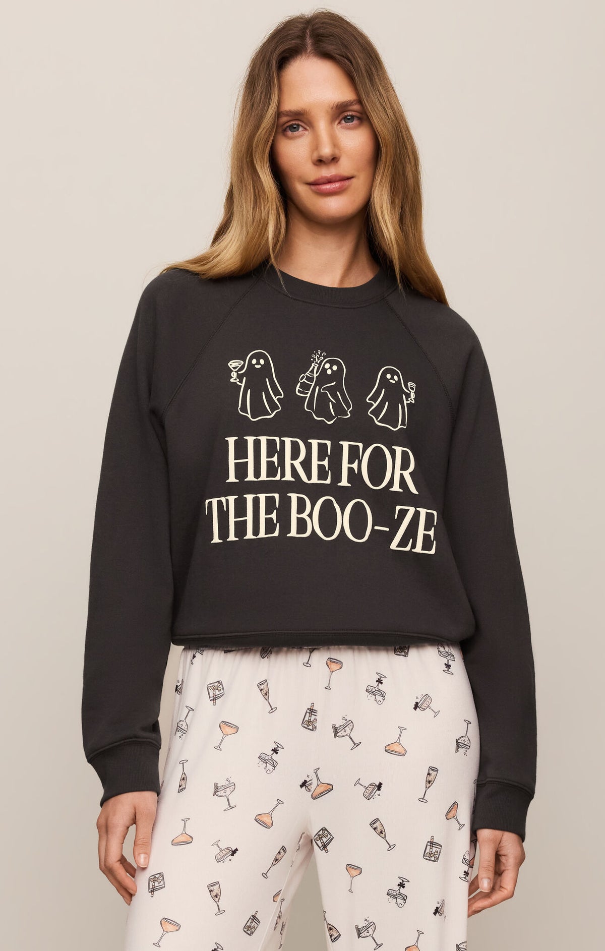 Booze Graphic Sweatshirt